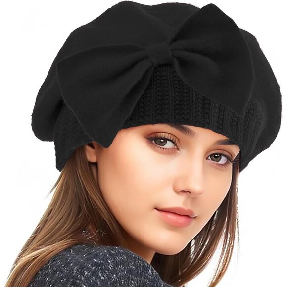 Women\'s Wool Beret Hat Warm Winter Casual Formal Gift Accessory main image 6
